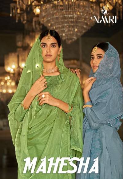 Mahesha By Naari Designer Pure Silk Salwar Kameez Collection